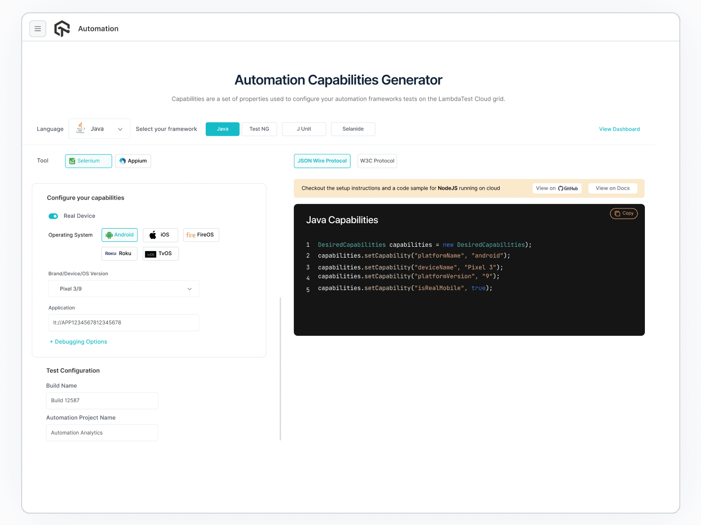 Run WebDriverIO Tests Across 3000+ Browsers